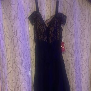 Elegant Black Lace Dress